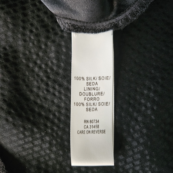 EUC Size 6, 100% Silk BCBGMAXAZRIA Gown - Picture 9 of 11